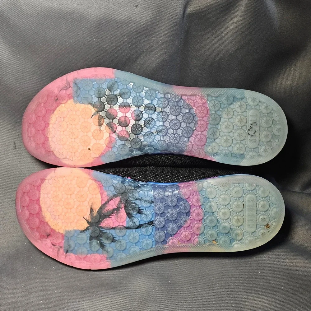 NOBULL Trainer Black Sunset Palm Tree SuperFabric Mens 11.5 Womens 13 Training‎